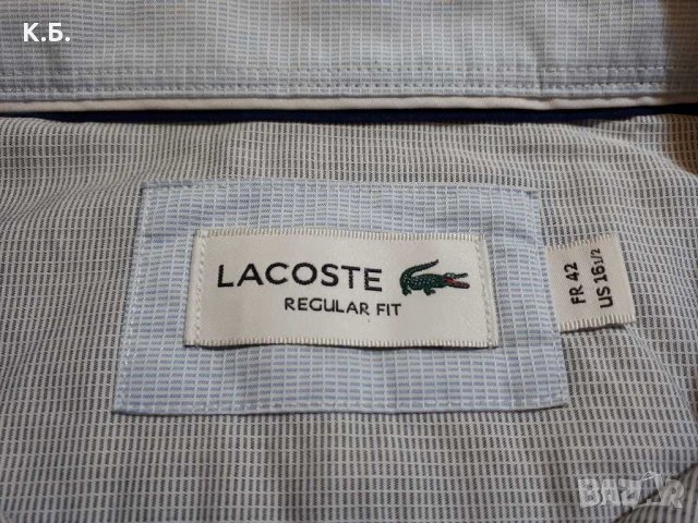 Оригинална риза ,,LACOSTE" р-р L, снимка 1 - Ризи - 35379843