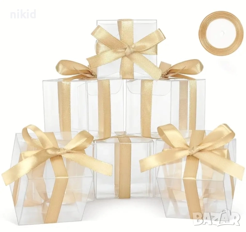 5 см кутия прозрачна кутии кутийки за подарък декорация сувенир , снимка 2 - Други - 39266764