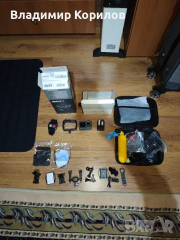 Екшън камера Akaso Brave 7 dual battery pack + комплект с всякакви приставки..., снимка 3 - Камери - 56054710