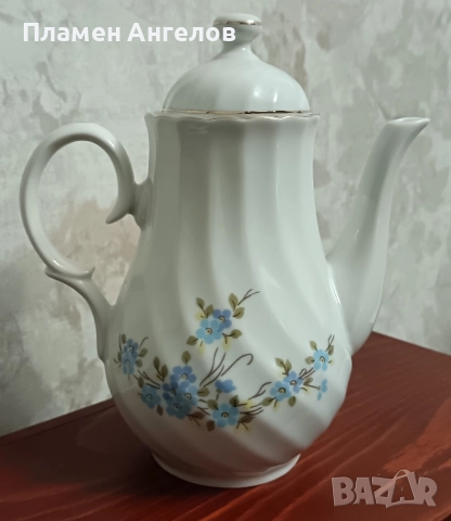 Стар Български порцелан-Чайник, Кана, снимка 4 - Антикварни и старинни предмети - 52059020