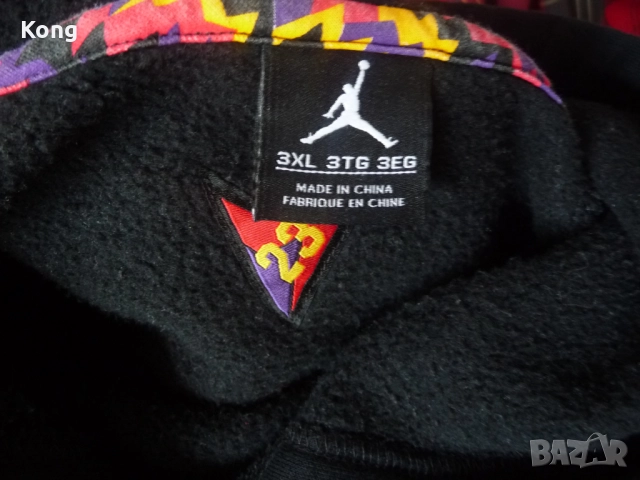 винтидж Nike Air Jordan citrus hoody мъжко яке Найки с качулка Еър Джордан суичър Оригинал, снимка 12 - Баскетбол - 52536853