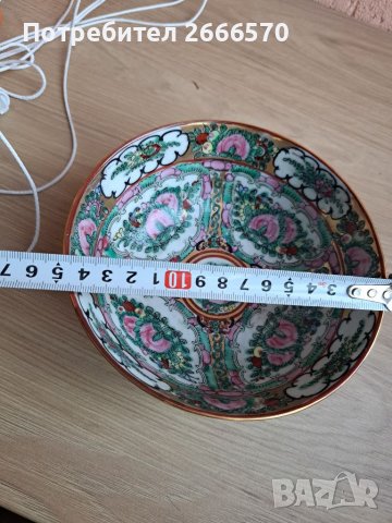 Китайска купа Китайски порцелан , снимка 7 - Антикварни и старинни предмети - 38426971