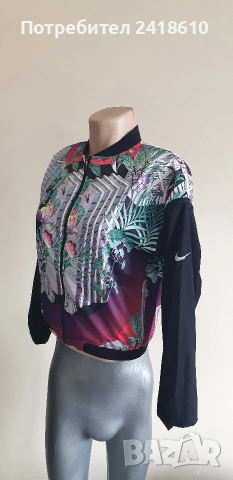 Nike Reversible Running Jacket Full Zip 2in 1 Womens Size S НОВО! ОРИГИНАЛ! Дамкo Двулицево Тънко Як, снимка 6 - Спортни екипи - 54220290