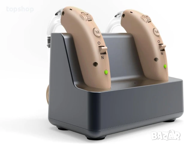 НОВ слухов апарат Glorified Mary с магнитна зарядна станция, 4 режима, регулируем обхват 20-12000HZ, снимка 5 - Друга електроника - 50644234