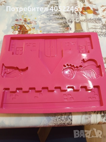 Силиконова форма - замък, снимка 6 - Форми - 51728159