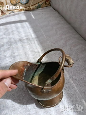 Медна кана , снимка 4 - Антикварни и старинни предмети - 53922276