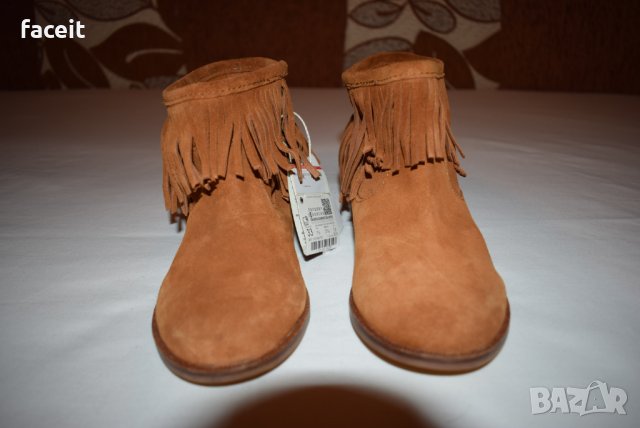 Zara - 33 н - Страхотни детски боти / Зара / Оригинални / Ботуши / Велур, снимка 7 - Детски боти и ботуши - 31106178
