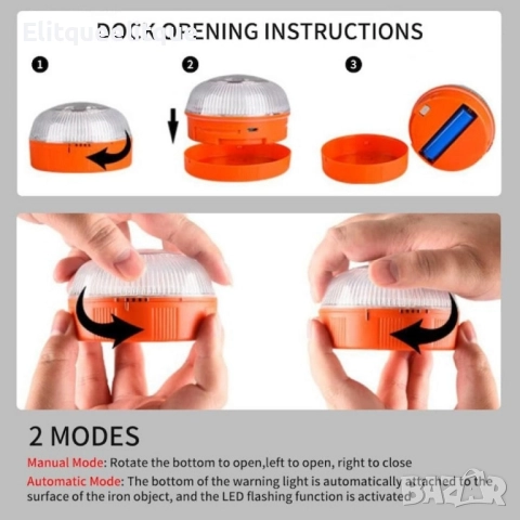 Компактна LED аварийна лампа, снимка 6 - Лед осветление - 52241845