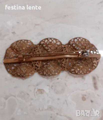 Старинна брошка, снимка 2 - Други - 50097138