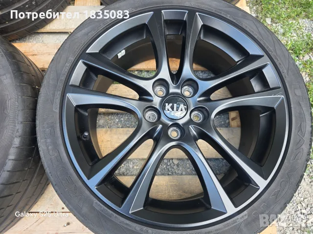 Лети джанти 18ки 5х114.3 Kia + летни гуми 225/40/18 Vredestein, снимка 6 - Гуми и джанти - 55779713