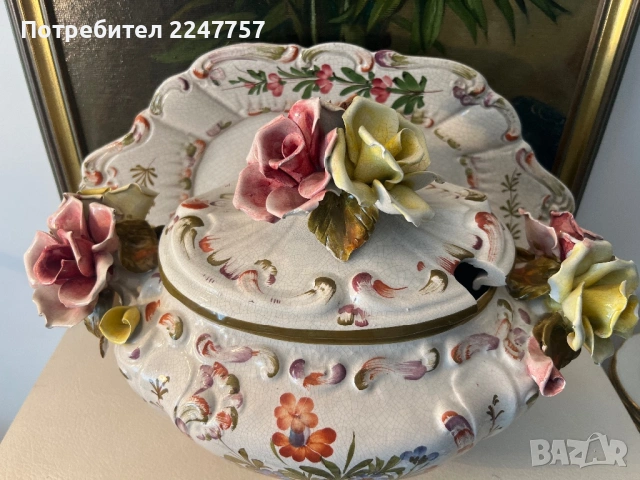 Супник с поднос Bassano, снимка 6 - Антикварни и старинни предмети - 54179603