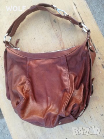  Немска Естествена кожа дамска маркова чанта от германия