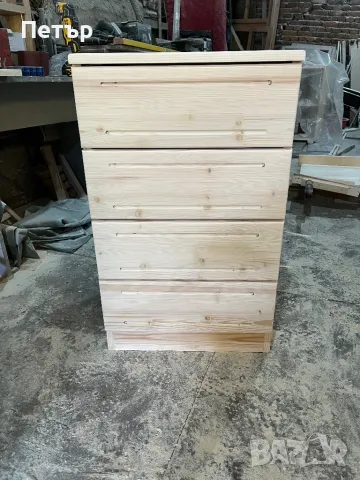 Скрин с четири чекмеджета,масив, снимка 2 - Скринове - 50241037