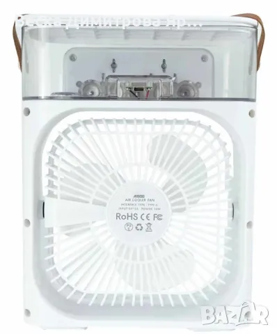 Преносим въздушен 3 в 1 охладител,овлажнител,вентилатор с LED резервоар за вода 600 мл., снимка 8 - Други - 50320885