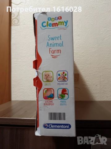 CLEMENTONI SOFT Clemmy Конструктор 10ч. Животни от фермата с книжка, снимка 17 - Образователни игри - 53939925