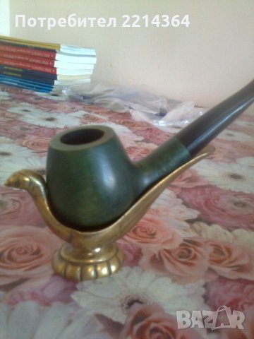 Уникална Бронзова Поставка за Лули или пури, снимка 5 - Колекции - 29602433