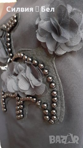 Блуза с перли , снимка 5 - Туники - 29337958