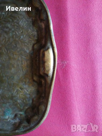 стара бронзова табла,поднос, снимка 3 - Антикварни и старинни предмети - 29778558