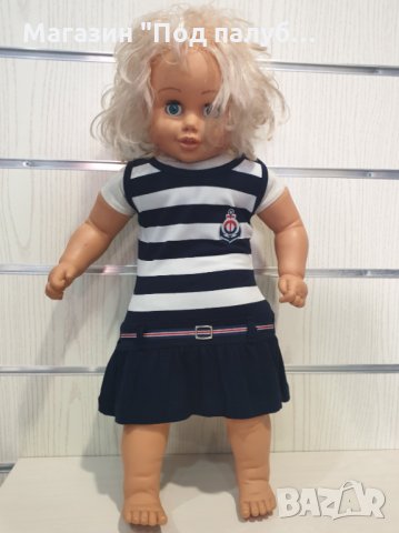 Нова детска моряшка рокличка с коланче от 3 месеца до 6 години, снимка 6 - Детски рокли и поли - 30327248