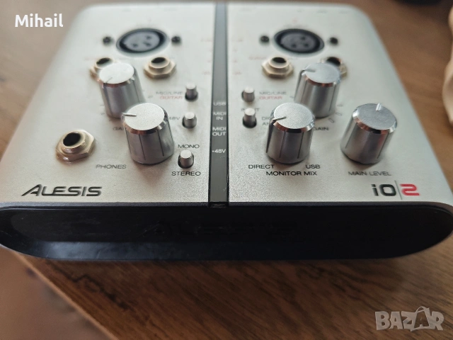 Alesis iO2 2 канален usb аудио интерфейс, снимка 3 - Други - 54233832