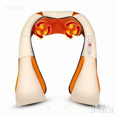 Шиацу 4D масажор за врат, гръб, плешки и рамене с функция затопляне, снимка 11 - Масажори - 50005926