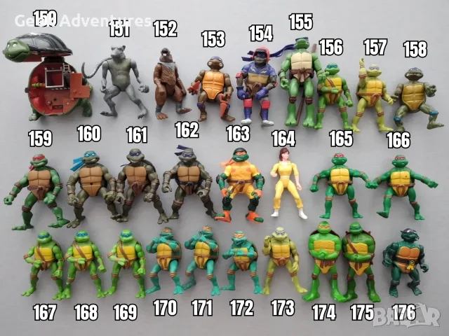 Екшън Фигурки Teenage Mutant Ninja Turtles TMNT Костенурките Нинджа, снимка 9 - Колекции - 47235429