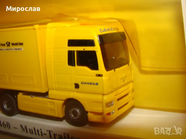 WIKING H0 1/87 MAN TGA  КАМИОН МОДЕЛ ТИР ИГРАЧКА, снимка 2 - Колекции - 48165440