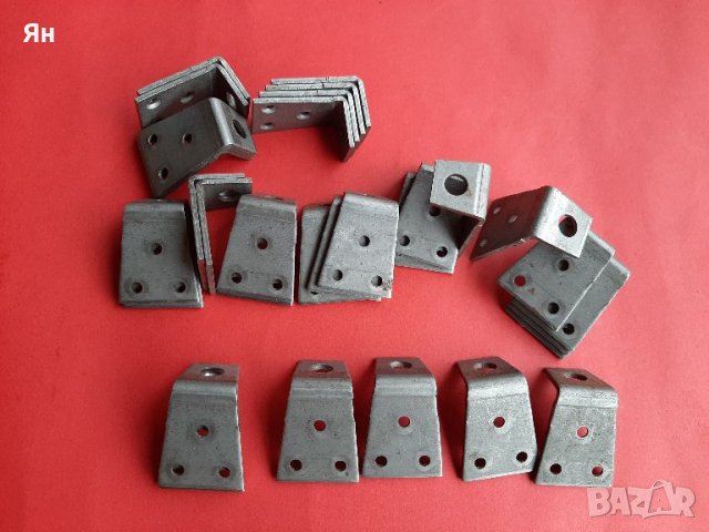 Стоманени Окачвачи/Планки за тежки табла/шкафове-30бр, снимка 1