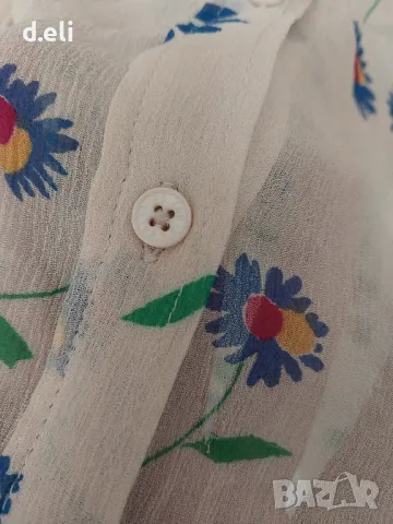 ZADING&VOLTAIRE  Paris Size M-L 100% Коприна Уникат, снимка 7 - Ризи - 49697203