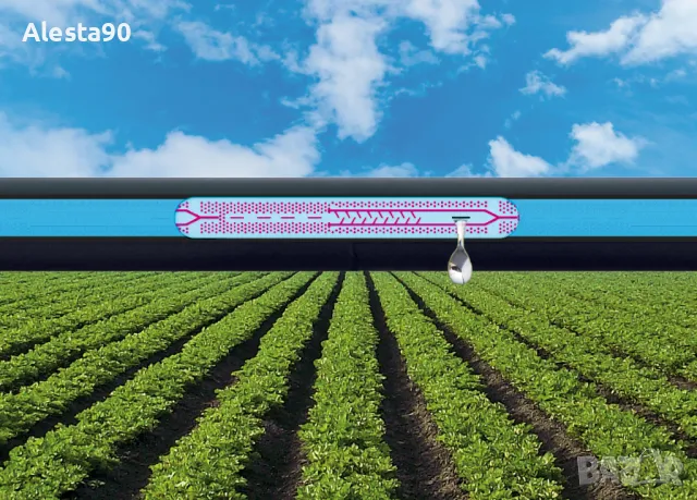 Лентов капков маркуч 10 см - 2500м, снимка 8 - Напояване - 48725658