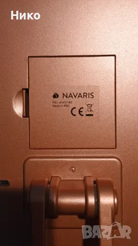 Козметично огледало с LED осветление, Розово, снимка 4 - Други - 49255810