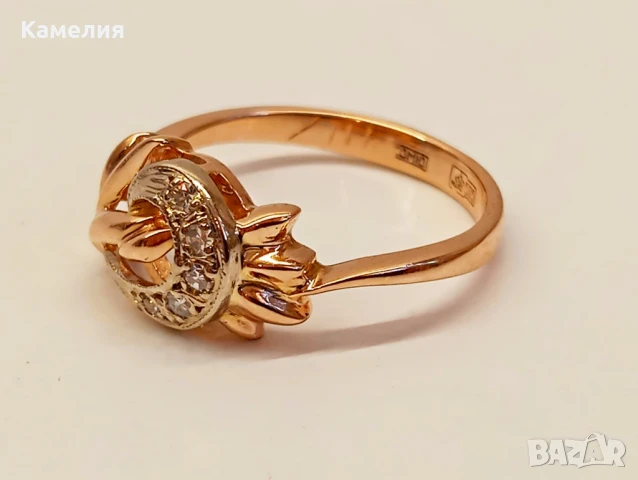 Руско злато , снимка 4 - Пръстени - 50543575