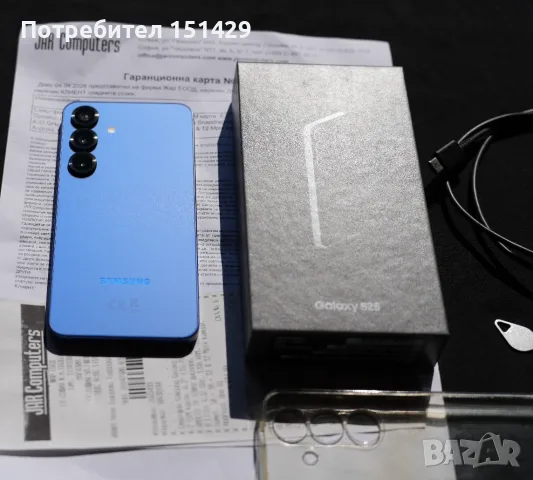 Samsung Galaxy S25 Син 128 - Отличен! Гаранция!, снимка 3 - Samsung - 56150556