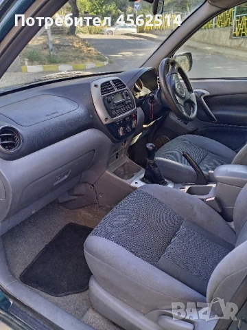 Продавам джип Toyota Rav4, 2001 г. тъмнозелен металик, десен волан, снимка 5 - Автомобили и джипове - 51357094
