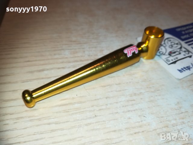 gold-алуминиева лула бата 1212202923, снимка 2 - Колекции - 31100738