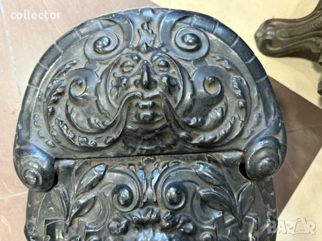 Стар бароков "мангал" / "кофа" за въглища. №8080, снимка 5 - Антикварни и старинни предмети - 54080156