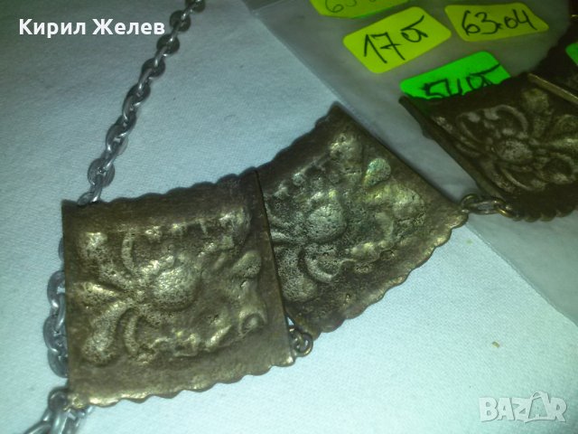 САЧАНЕНА ВЪЗРОЖДЕНСКА ОСМАНСКА МАСИВНА ОГЪРЛИЦА 6597, снимка 8 - Антикварни и старинни предмети - 29604837
