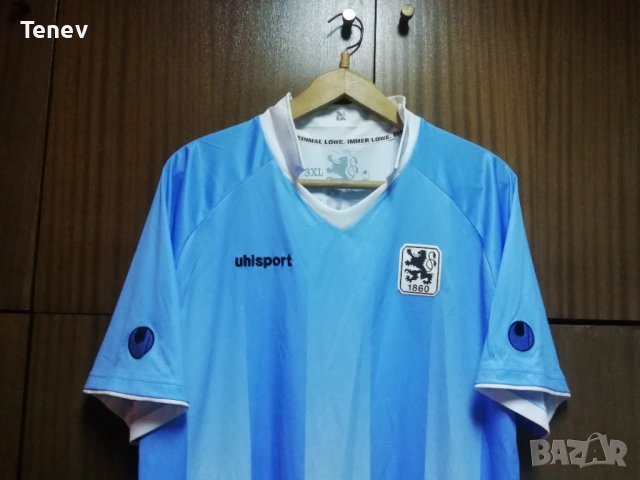1860 Munich Uhlsport оригинална мъжка футболна тениска фланелка Мюнхен Munchen екип , снимка 4 - Тениски - 53067056