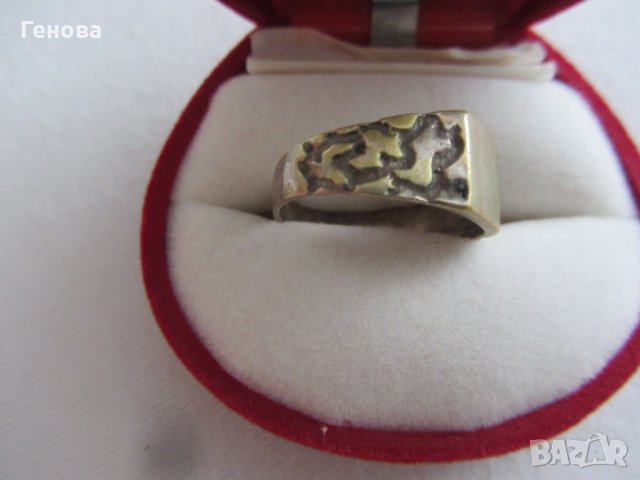 Мъжки сребърен пръстен, снимка 3 - Пръстени - 37188212