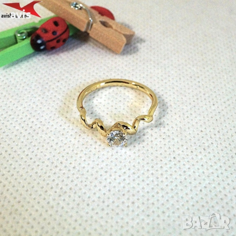 Пръстен с 14К златно покритие 224882