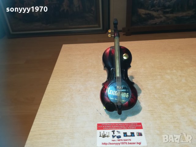 цигулка 20см-запалка и музикална кутия 2302211119