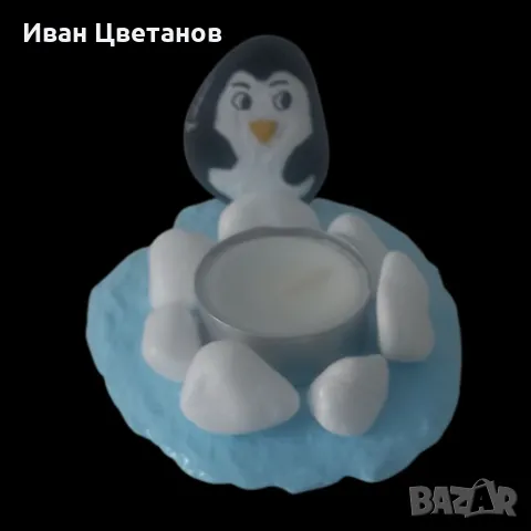 ръчно изработени коледни свещници, снимка 7 - Декорация за дома - 47640684