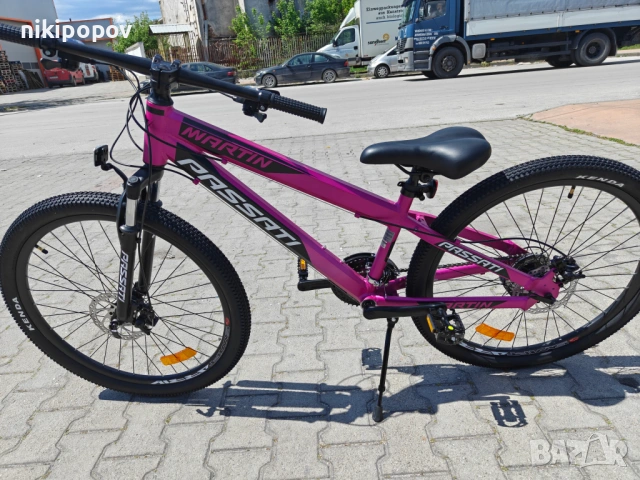 BG Алуминиев велосипед 26" MARTY розов, снимка 8 - Велосипеди - 54334920