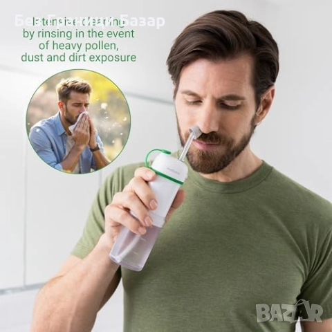 Нов електрически иригатор за нос Medisana NI 200 – за възрастни и деца, снимка 3 - Други - 52158336