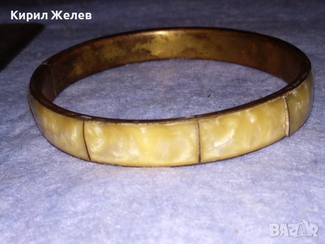 СТАРИННА АРАБСКА БРОНЗОВА ГРИВНА с ПОЛИРАН ЯСПИС МАЙСТОРСКА РЪЧНА ТРАДИЦИОННА РАБОТА 37512, снимка 10 - Антикварни и старинни предмети - 40837052