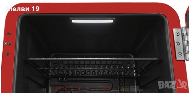 Хладилник мини бар Exquisit RKB 05-14 A + Rot, 48л, Ретро дизайн, 103 kWh/година, Червен/ Черен/ Бял, снимка 6 - Хладилници - 38329453