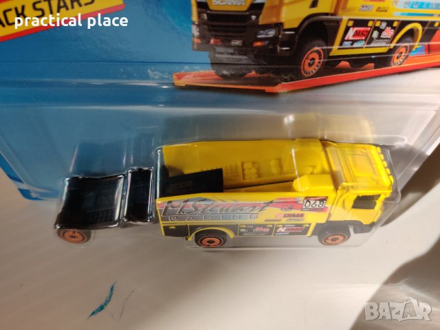 Метални колички Hot Wheels Scania Rally Truck, снимка 5 - Колекции - 24787974