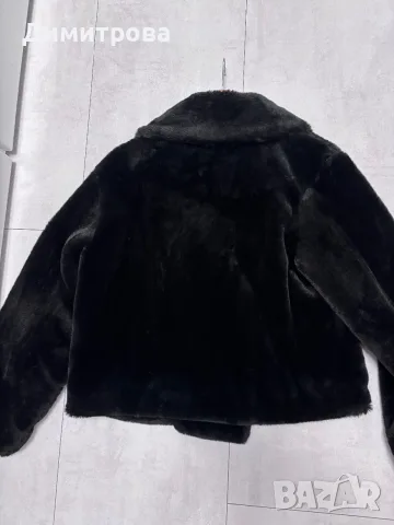 Дамско черно яке Stradivarius размер Xs-S, снимка 3 - Якета - 56061461