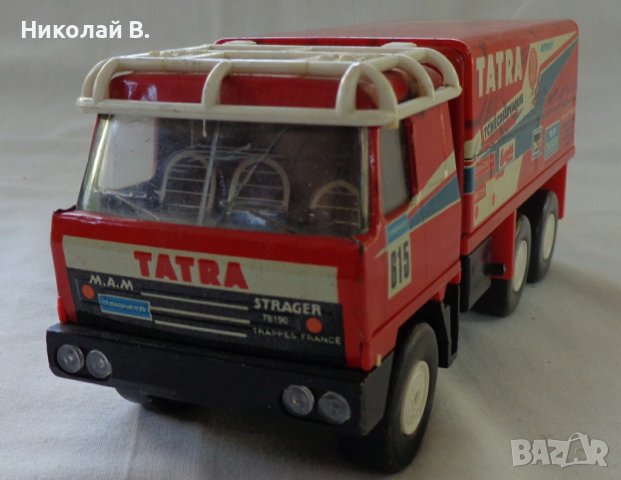 Ретро детски метални камиончета марка Татра 815  Tatra T815 Rallye M 1/43 Made in Czechoslovakia , снимка 13 - Колекции - 37470346