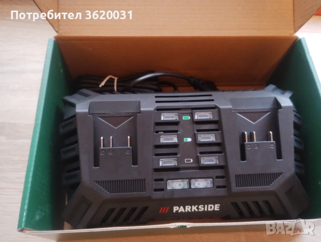 Двойно зарядно Parkside , снимка 2 - Други инструменти - 53111947